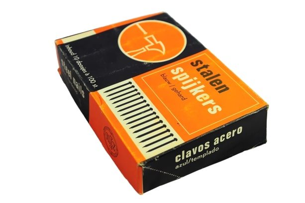 SKI - สกี จำหน่ายสินค้าหลากหลาย และคุณภาพดี | HIZ. ตะปูคอนกรีตดำ 45x2.5mm. กล่องส้ม ขายขั้นต่ำ10กล่องเล็ก